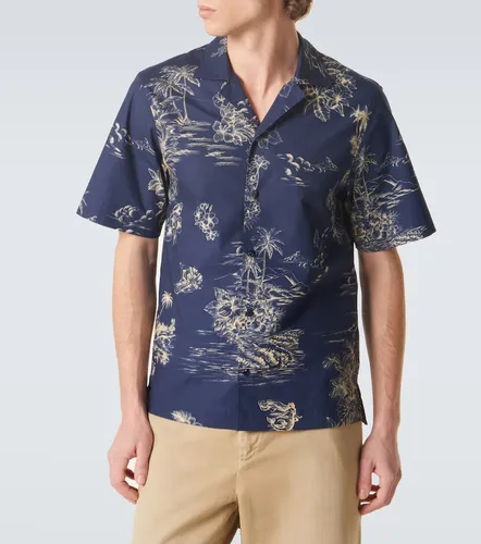 Camicia bowling in popeline di cotone con stampa - Moncler - Modalova