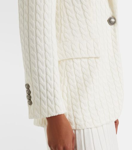 Blazer trenzado de algodón - Brunello Cucinelli - Modalova