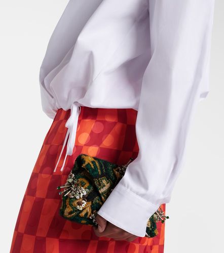 Draped cotton blouse - Dries Van Noten - Modalova