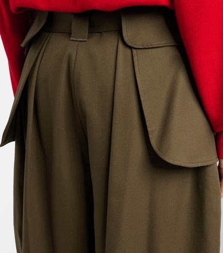 Pantaloni Double L in cotone e seta - Loewe - Modalova