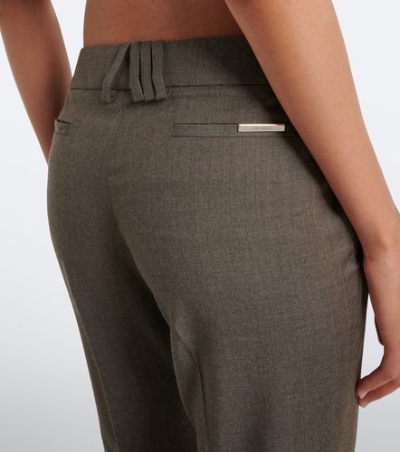 Low-rise wool-blend flared pants - The Attico - Modalova