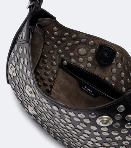 Polo ID Small studded leather shoulder bag - Polo Ralph Lauren - Modalova