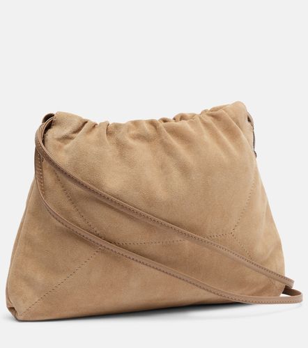 Mellow Small suede shoulder bag - Brunello Cucinelli - Modalova