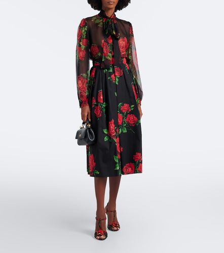 Schluppenbluse aus Seidenchiffon - Dolce&Gabbana - Modalova