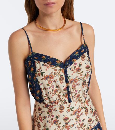 Abito midi in cotone e seta - Polo Ralph Lauren - Modalova