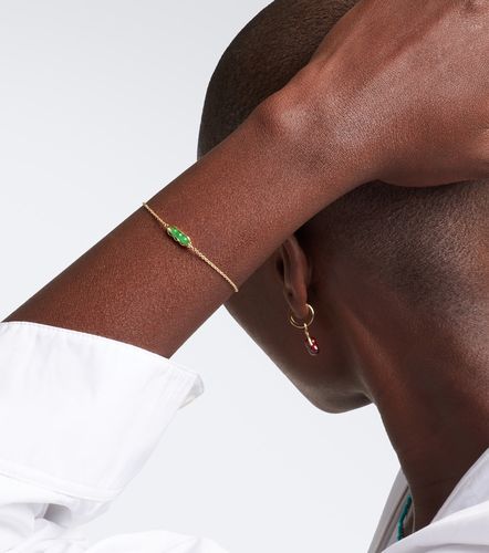 Pulsera Pea Pod de oro de 14 ct con jades - Sydney Evan - Modalova