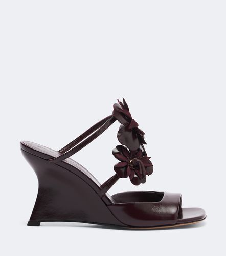 Belara floral-applique leather wedge mules - Zimmermann - Modalova