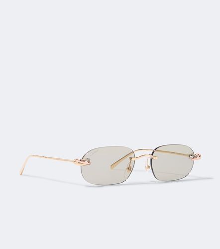 Gafas de sol ovaladas Trinity De Cartier - Cartier Eyewear Collection - Modalova
