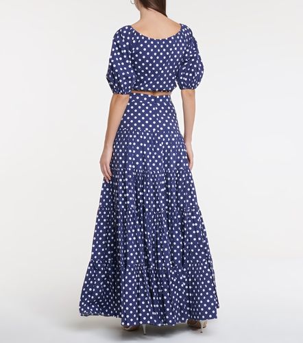 Rhys polka-dot crop top - Caroline Constas - Modalova