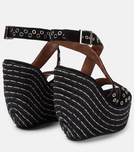 Alaïa Alpargatas Woven de ante - Alaia - Modalova