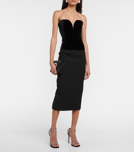 Roland Mouret Bustier in velluto - Roland Mouret - Modalova