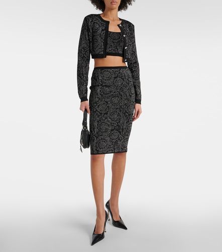 Crop top La Greca Medusa '95 de punto - Versace - Modalova