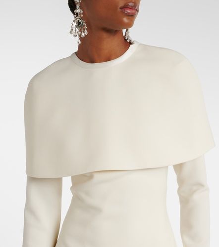 Vestido midi Gullu de crepé con capa - Safiyaa - Modalova