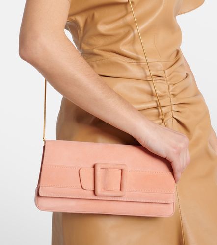 Manolo Blahnik Maygot suede clutch - Manolo Blahnik - Modalova