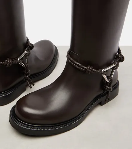 James leather knee-high boots - Bottega Veneta - Modalova