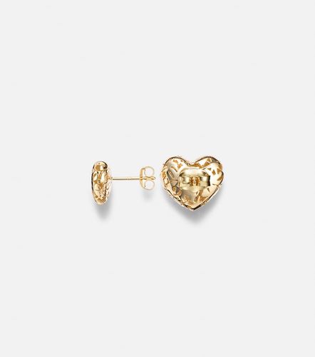 Orecchini Puffy Icon Wallpaper Small in 14kt - Sydney Evan - Modalova