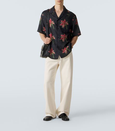 Camicia bowling in lino - Valentino Garavani - Modalova