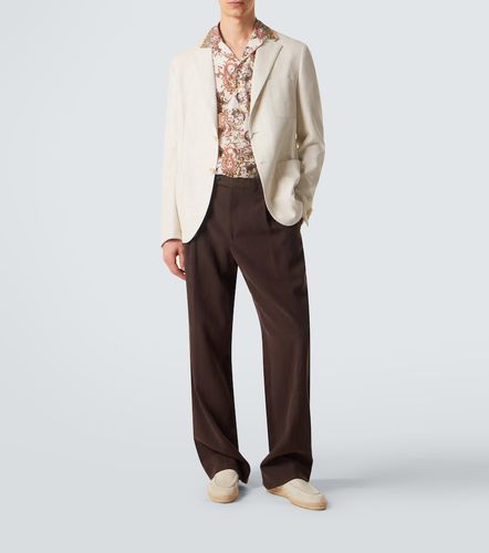 Camisa bowling de algodón con paisley - Etro - Modalova