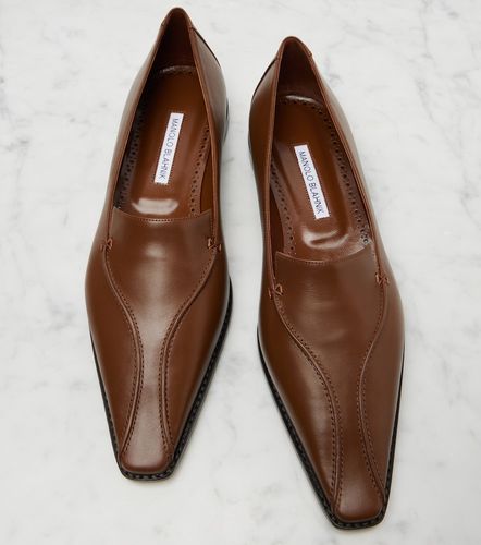 Loafers Cleofe aus Leder - Manolo Blahnik - Modalova