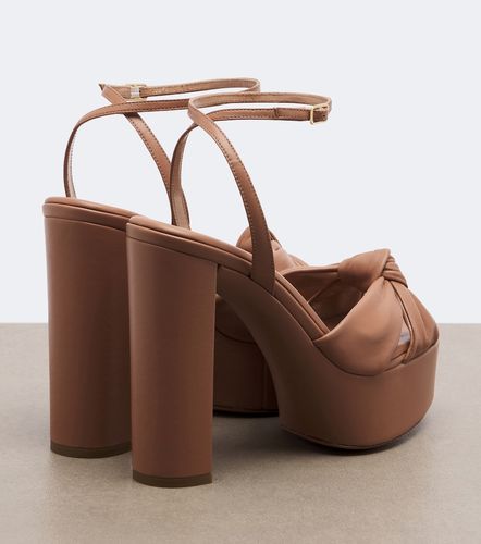 Cupid leather platform sandals - Aquazzura - Modalova