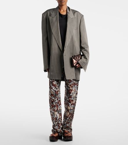 Printed straight pants - Dries Van Noten - Modalova