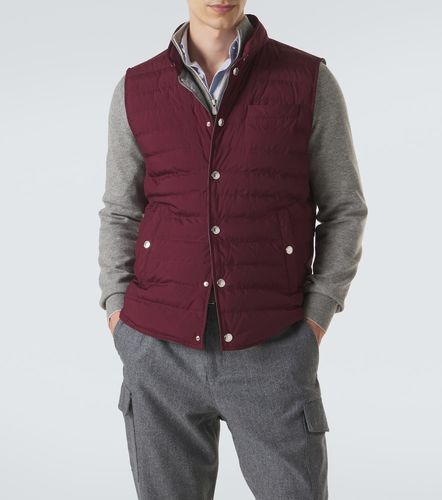 Technical down vest - Brunello Cucinelli - Modalova