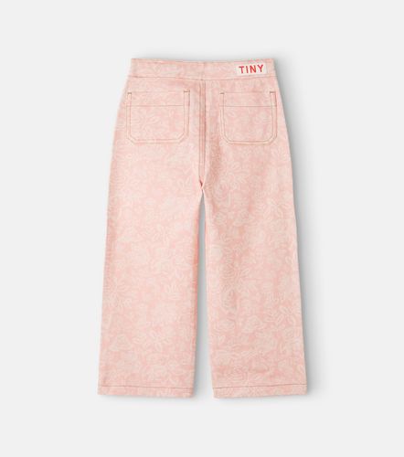 Jeans florales con flecos - Tinycottons - Modalova
