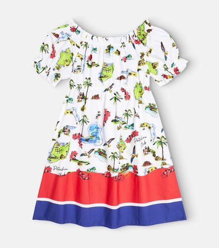 Vestido de algodón estampado a rayas - Patachou - Modalova