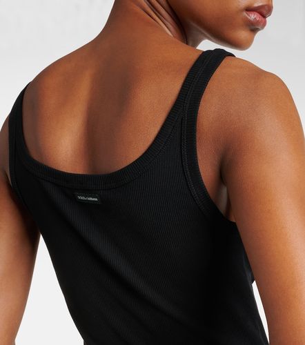 Tank top acanalado de algodón - Dolce&Gabbana - Modalova