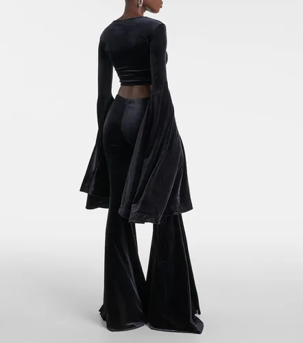 Vetements Crop top de terciopelo - Vetements - Modalova