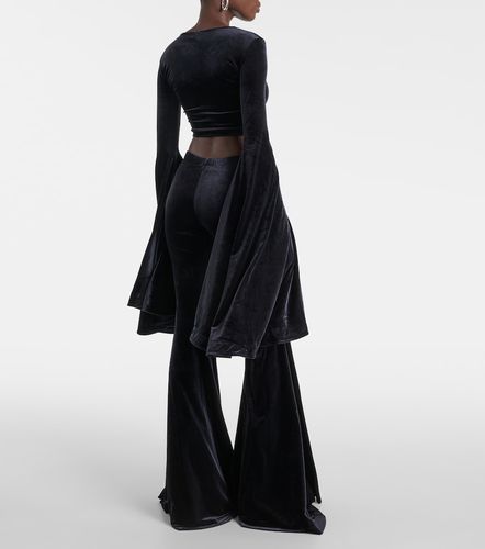 Vetements Top cropped in velluto - Vetements - Modalova