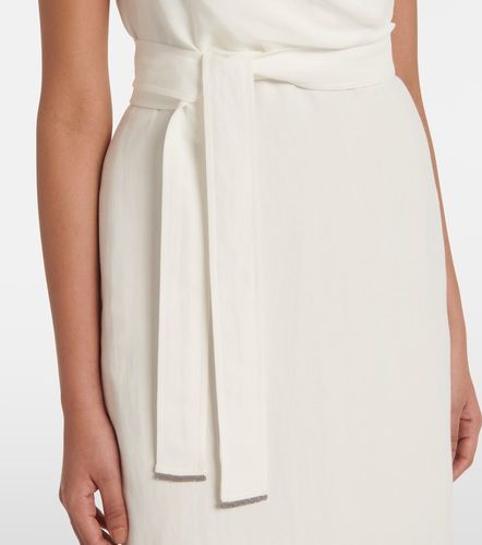 Brunello Cucinelli Midikleid - Brunello Cucinelli - Modalova