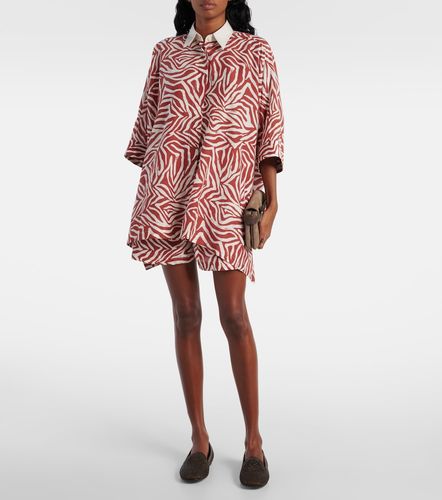 Cotton and silk shorts - Brunello Cucinelli - Modalova