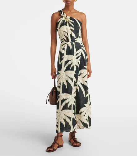 Printed one-shoulder midi dress - Johanna Ortiz - Modalova