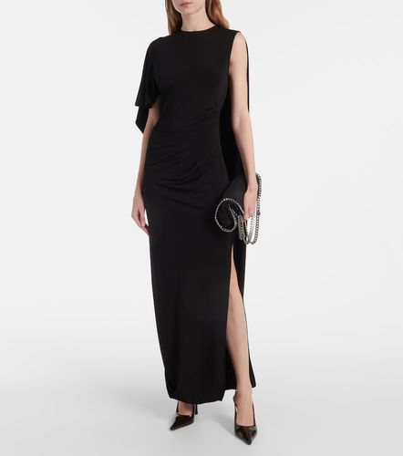 Abito lungo con volant e mantella - Stella McCartney - Modalova