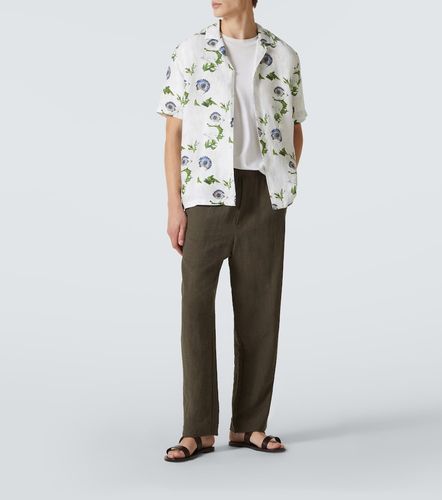 Camicia bowling Maitan in lino con stampa - Orlebar Brown - Modalova