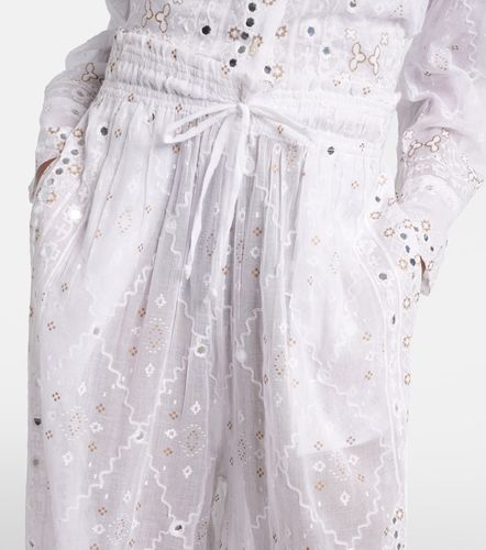 Pantaloni a gamba larga in cotone - Juliet Dunn - Modalova