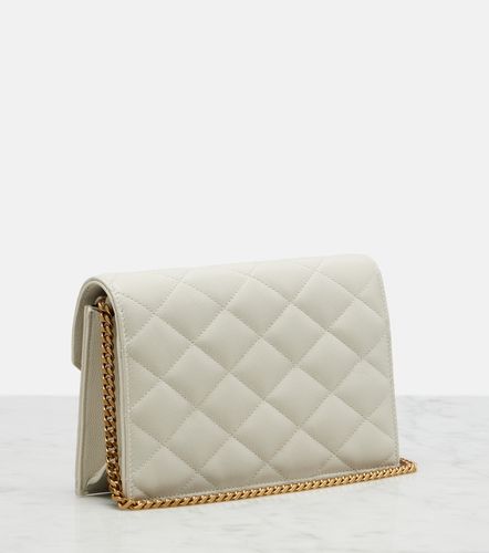 Paris leather wallet on chain - Saint Laurent - Modalova