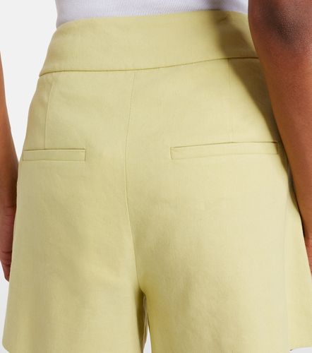 Haina linen-blend twill shorts - Veronica Beard - Modalova