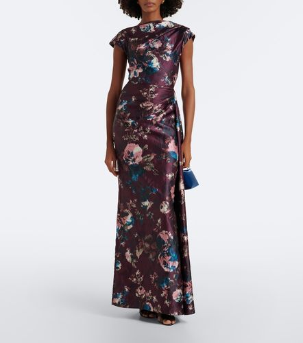 Erdem Draped floral satin gown - Erdem - Modalova
