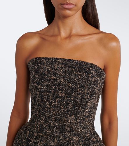 Abito bustier in misto lana e seta bouclé - Magda Butrym - Modalova