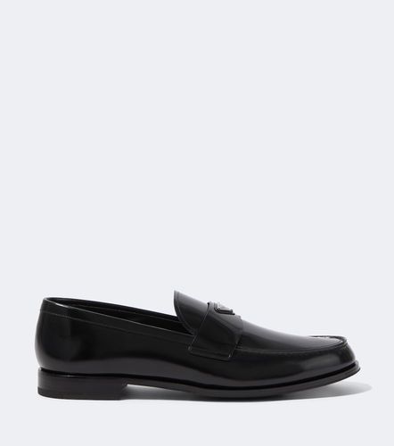 Prada Mocasines de piel con logo - Prada - Modalova