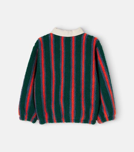 Jersey polo de teddy a rayas - Tinycottons - Modalova