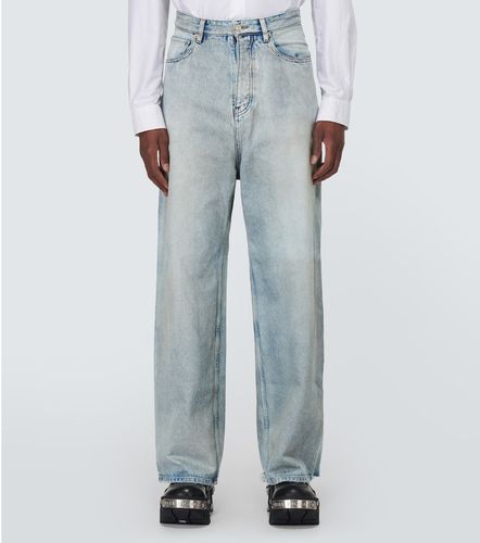 Jeans a gamba larga distressed - Balenciaga - Modalova
