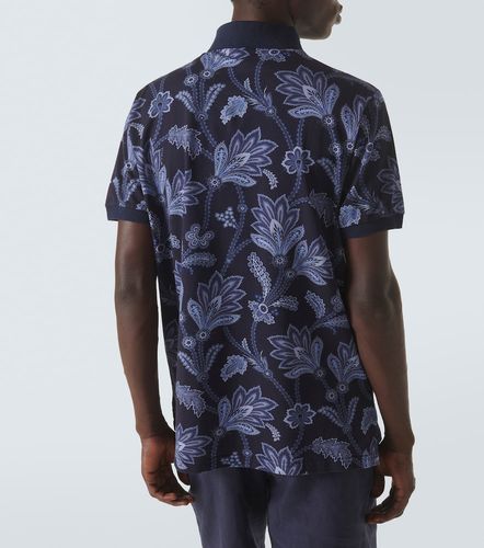 Polo de piqué de algodón estampado - Etro - Modalova