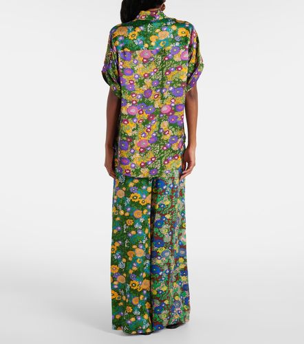 Alémais Camisa de satén de seda estampada - Alemais - Modalova