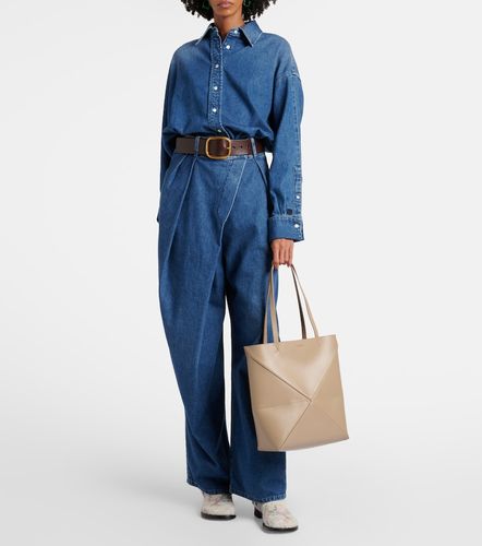 Tote Puzzle Fold Medium de piel - Loewe - Modalova