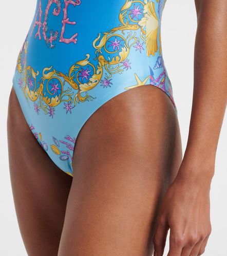 Bañador estampado con cuello halter - Versace - Modalova