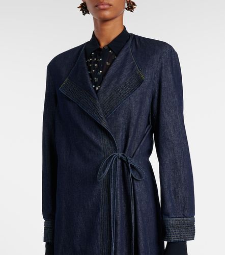 Dries Van Noten Denim wrap coat - Dries Van Noten - Modalova