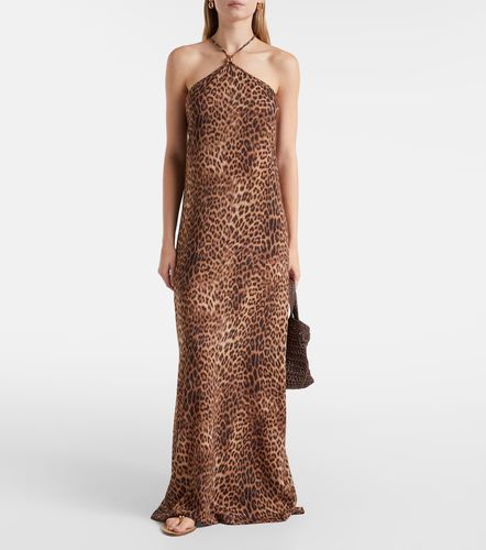Sage leopard-print halterneck maxi dress - Melissa Odabash - Modalova
